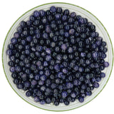 WHNKFB 10mm 50PCS Natural Amethyst Round Beads, Smooth Polished Loose Purple Crystal Beads for Jewelry Making Craft - 4mm 6mm 8m