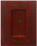 American Heartland Rustic Double Door Pantry, Rustic Red