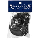 Realeather Crafts BBC02-06 Plastic Bear Claws, Black, 6-Pack