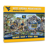 YouTheFan NCAA West Virginia Mountaineers Game Day at The Zoo 500pc Puzzle
