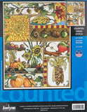 Janlynn 14 Count Autumn Montage Counted Cross Stitch Kit, 11Inch x 14Inch