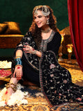 Libas Womens Yoke Design Velvet Straight Kurta With Trousers And Dupatta As Shown Xs