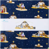 Tara Reed Come Let Us Adore Him 10 Stacker 42 10-inch Squares Layer Cake Riley Blake 10-16310-42