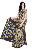 Tamaira Fashion Womens Plain Weave Pure Cotton Saree Without Blouse Piece(2158_Grey)