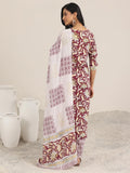 Libas Women'S Cotton Kurta Set (400082O_Red_Xl)