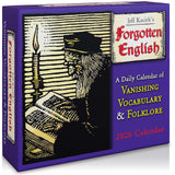 Forgotten English 2026 Daily Desk Calendar: Boxed Page-a-Day Word Origins & Trivia Calendar with Vanishing Vocabulary, Lost Word