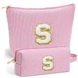 Fohufo Sister Birthday Gifts for Girls - Travel Makeup Bag, Big Sister Gifts for Girls 6-12 Year Old Girl Gift Teen Girl Gifts T