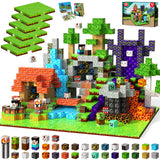 150PCS Magnetic Blocks with 6 Baseplate - Building Blocks Cubes for Kids Ages 4-8, STEM Magnet Building Toys Boys Girls, Birthda