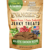 Evanger's Nothing But Natural Organic Chicken Dog Treats - 4.5 oz - Grain-Free Jerky with Fruits & Vegetables - Low-Fat, Oven-Ba
