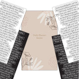 4 PCs Motivational Quotes Scrapbook Stickers for journals Daily Planner Dairy DIY Craft Journal Suppliers Vinyl Paper Decoration