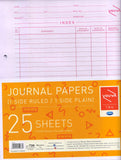 Navneet Youva | Journal Paper For Students And Office Executives | 22Cm X 28Cm | 1 Side Ruled / 1 Side Plain | 100 Sheets | Pack