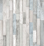 InHome Weathered Plank Shore Peel & Stick Wallpaper, Multicolor