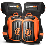 Thunderbolt Knee Pads for Men Construction Knee Pads for Work for Men and Women with Double Gel for Gardening Flooring Roofing H