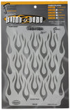 Artool Freehand Airbrush Templates, Flame ORama Flame Dango