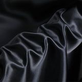 1 Yard 63 Wide Black Silky 100% polyester, Satin Fabric for Wedding, Decoration, Party, Fashion, Apparel, DIY Crafting, Sewing