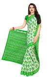 Tamaira Fashion Womens Plain Cotton Saree Without Blouse Piece (1338_Parrotgreen_Parrot Green)
