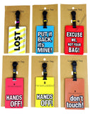 Laxmi Collection Perpetual Blisstm Rubber Kids Quotation Tag For Luggage, 8 X 1 X 18Cm(Multicolour) Pack Of 6