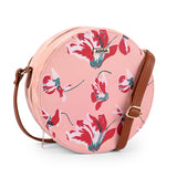 Adisa Women Girls Flower Print Sling Bag Round Crossbody Purse (Sl6007-Pin_Pink),Pink,,B0BCZSKZLC