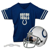 Franklin Sports NFL Indianapolis Colts Kids Football Helmet and Jersey Set - Youth Football Uniform Costume - Helmet, Jersey, Ch