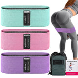 3 Levels Booty Bands Set, Resistance Bands for Working Out, Stretch Bands for Exercise Bands for Women Legs and Butt, Yoga Start