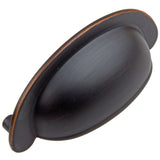 GlideRite Hardware 87600ORB10 2.5 inch Cc Small Oil Rubbed Bronze Cabinet Cup Bin Pulls 10 Pack