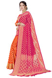 Glory Sarees Womens Banarasi Saree (Banarasi_Saree_109_Pink_Pink)