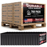 Samsill Durable 0.5 Inch Binder, Customizable Clear View Cover, Black, 24 Pack, Each Holds 125 Pages, Pallet of 768 Binders in 3
