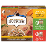 Nutrish Rachael Ray Chunks in Gravy Wet Dog Food Variety Pack, 13 Ounce (Pack of 12)
