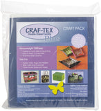 BOSAL CrafTex Plus DoubleSided Fusible Foam Craft Pack20X36, Multicolor