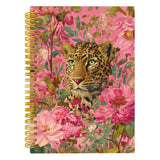 Nipil Maximalist Pink Floral Leopard Notebook Journal for Women 5.5x8.3 In