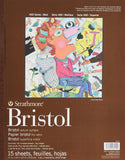 Strathmore 400 Series Bristol, 2-Ply Vellum, 11x14 Tape Bound, 15 Sheets