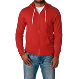 Independent Trading Co. Unisex Lightweight Full-Zip Hooded Sweatshirt - Red, M