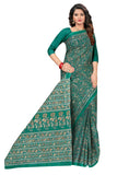 Tamaira Fashion Womens Plain Weave Pure Cotton Saree Without Blouse Piece(2336_Seagreen)
