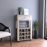 Memphis Bar Cart -Living Room -Light Gray