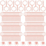 Hotop 360 Pcs Keychain Bulk Key Chain Making Kit Including 90 Keychain Rings with Chain and Open Jump Rings Connectors 180 Small