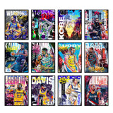 BigWig Prints Basketball Posters - Nba Posters, Basketball Room Decor, Nba Room Decor, Steph Curry, Kobe Bryant Wall Art, Kevin