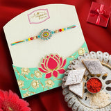 Store Indya Premium Designer Evil Eye Rakhi For Brother Rakhi Thread, Rakhi Bracelet, Traditional Raksha Bandhan Gift For Bhaiy,Nylon,Multicolor