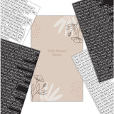 4 Sheet Love Quotes Scrapbook Stickers for journals Daily Planner Dairy DIY Craft Journal Suppliers Vinyl Paper Decoration Stick