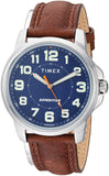 Timex Mens TW4B16000 Expedition Field Brown/Blue Leather Strap Watch