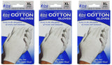 Cara Cotton Gloves XL (Pack of 3)