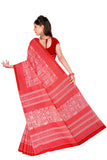 Tamaira Fashion Womens Cotton Saree (2203_Red, Scarlet)
