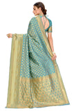 Glory Sarees Womens Art Silk Kanchipuram Saree (Kara115Pastelgreen_Pastel Green)