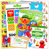 Bendon Sesame Street Coloring Books Set with Sesame Street Stickers with Sesame St Stickers, Elmo Reward Sticker Set, and More