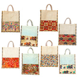 Anumala Jute World Handmade Kalamkari Jute Bag with Zipper | Traditional Indian Artistry | EcoFriendly, Stylish & Multipurpose