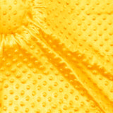 Homiest Minky Dot Fabric by The Yard, 5 Yards x 60 Inch Wide, Yellow Color, Soft Cuddle Minky Fabric for Baby Blanket, Pillow Co