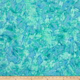 Hoffman Bali Batik Watercolors Parakeet, Fabric by the Yard