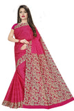 TAMAIRA FASHION Womens Plain Weave Pure Cotton Saree Without Blouse Piece(AB16_Pink)
