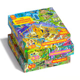 Magic Puzzles 3-Pack Series Four Big Rock City, The Awakened Artifacts, & The Peckish Pirates 1000-Piece Jigsaw Puzzles from