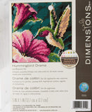Dimensions Needlepoint Kit, Hummingbird Needlepoint, 5 W x 5 H, Various