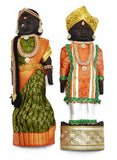 justhandmade Traditional Marapachi Bommai Wooden Dolls | Golu Bommai |Raja Rani Dolls |Bommala Koluvu | Pattada Gombe Showpiece